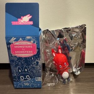 Labubu The Monsters 10th Anniversary China Exclusive Key Chain - Brand New